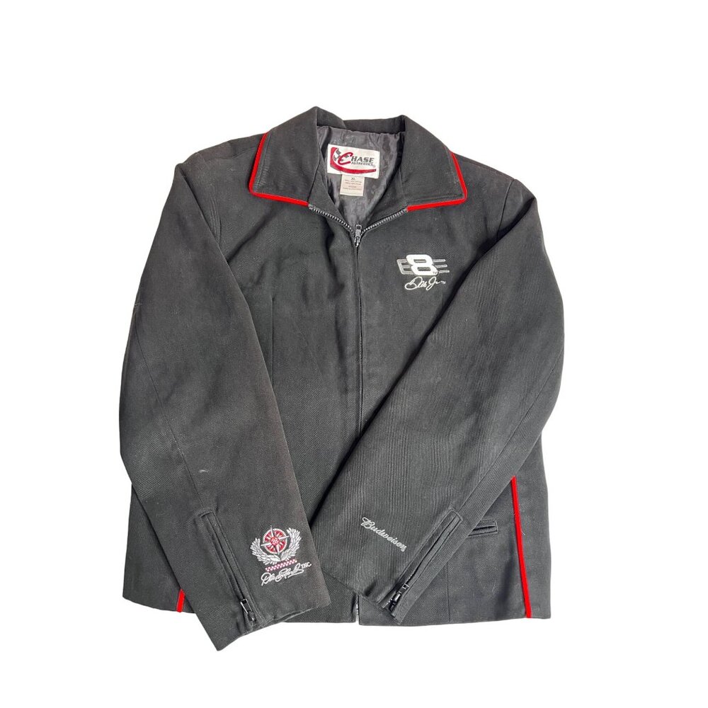 Chase Authentic's NASCAR Dale Earnhardt Jr women's XL Black Zip Up Embroidered - Picture 9 of 10